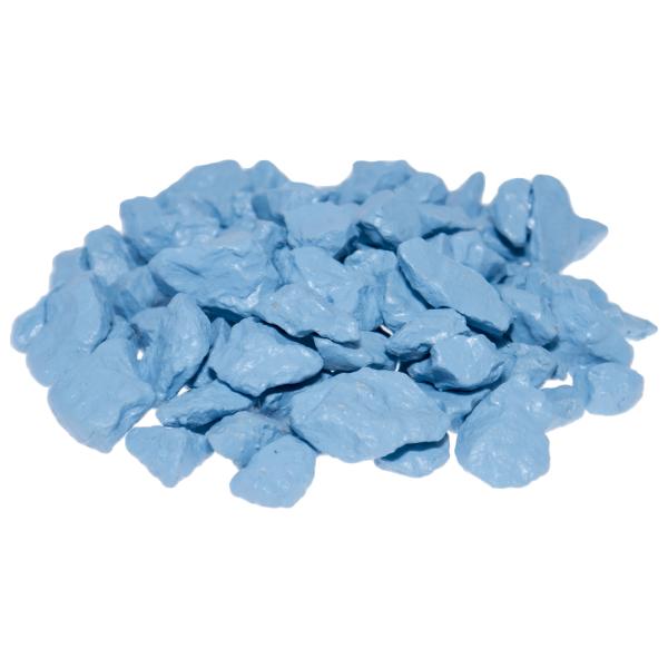 Dekosteine Hellblau